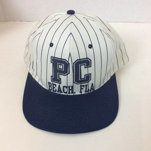 Panama City PC Florida Striped Baseall Cap